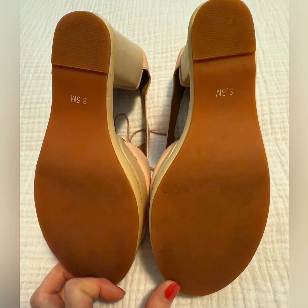 [JEFFREY CAMPBELL] Benched Cutout Platform in Light Pink/Nude Leather - Picture 10 of 11